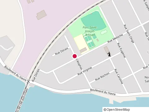 Location of Dg Construction at 42 Rue Cléophas, Salaberry-de-Valleyfield
