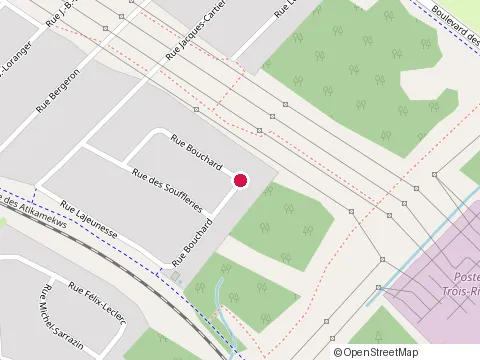 Location of Dg Renovation at 1685 Rue Bouchard, Trois-Rivières