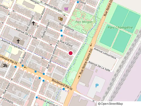 Location of Dgm Psychosocial at 603 avenue de la Salle, Montréal