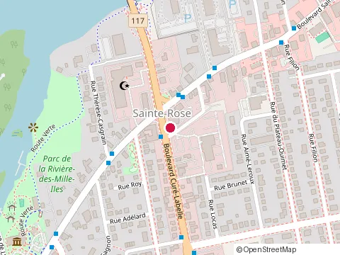 Location of Dhaybi Roi du B.B.Q at 112 Bd Curé-Labelle, Laval
