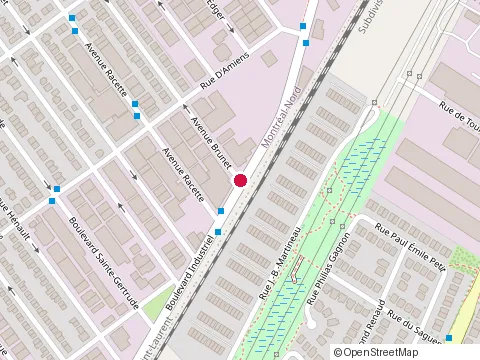 Location of Di Grandomenico Francesco at 10557A avenue Brunet, Montreal-Nord