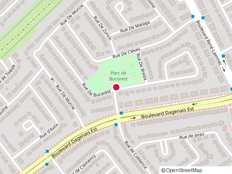 Location of Di Lisio Cuisine at 1888 Rue de Bucarest, Laval