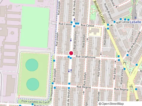 Location of Diaz 911 Garage at 610 Rue Caisse, Montréal