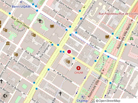 Location of Dignard & Dignard Denturologiste at 1075 Rue Saint-Denis, Montréal