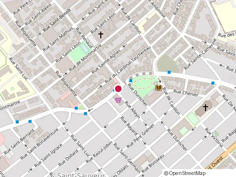Location of Diner Saint-Sauveur at 450 Rue Saint-Vallier O, Québec
