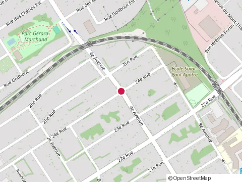 Location of Dion Bruno Émondeur at 5-395 24E Rue, Québec