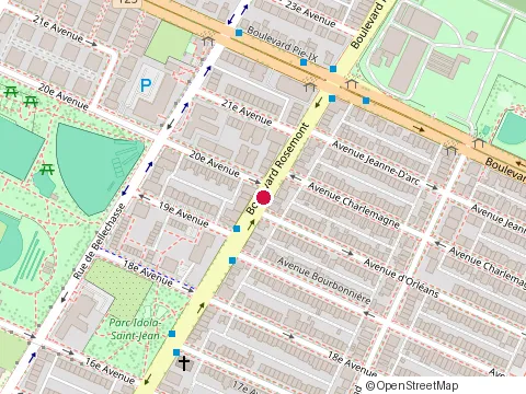 Location of Dion Gauthier Inc. at 1-3890 boulevard Rosemont, Montréal