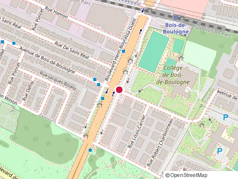 Location of Direction de la Formation Continue et des Services aux Entreprises at Avenue de Bois-de-Boulogne 10500, Montréal