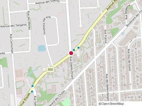 Location of Direction Répit at 75 7E5 Rue Labelle, Québec