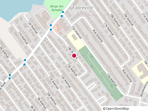 Location of Disco la Sauterie at 900 14E Ave, Laval