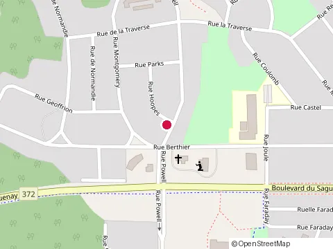 Location of Distribution Breton Noel at 1742 Rue Hoopes, Jonquière