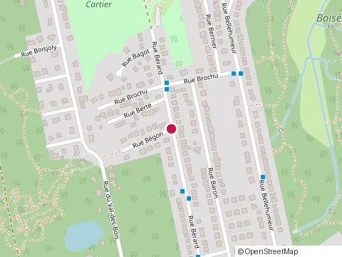 Location of Distribution Sani-Pros at 36A Rue Berard, Laval