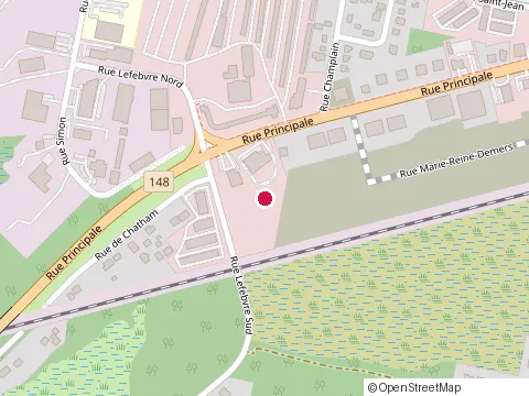 Location of Distributions d Hebert Inc at 90 Canada, Lachute