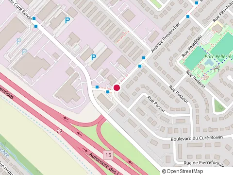 Location of Distributions Rsc Inc at 100 boulevard Provencher, Boisbriand