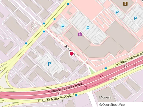 Location of District Bbq at 960 rue Bégin, Saint-Laurent