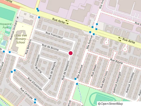 Location of Dixes Landscaping at 9374 Rue de Brome, Montréal