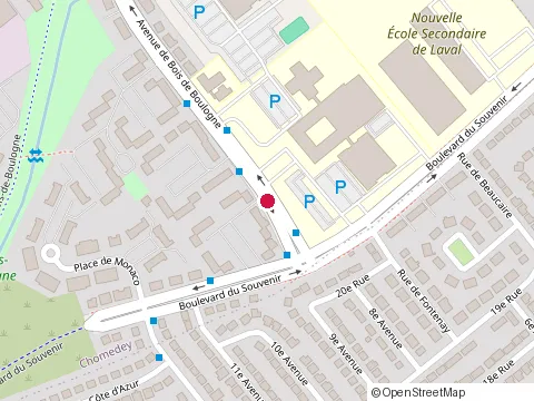 Location of Dj Montreal at 782 avenue de Bois-de-Boulogne, Laval