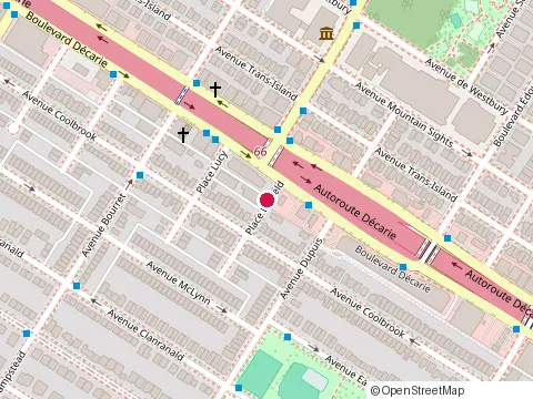 Location of Dk Construction at 5321 Place Belfield, Montréal
