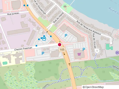 Location of Dl Euro Construction at Chem. Freeman, Gatineau