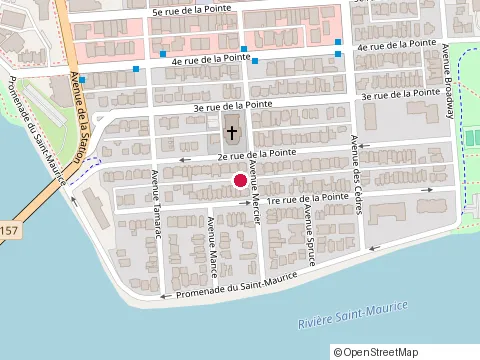 Location of Dl Travaux de Finition at 503 2E Rue de la Pointe, Shawinigan