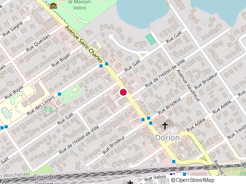 Location of Do’Licieux at 207 avenue Saint-Charles, Vaudreuil-Dorion