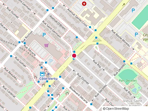 Location of Docteur du Pare-Brise at 1020 Rue Saint-Germain, Saint-Laurent