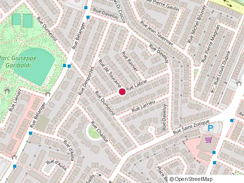 Location of Dolorès Da Sylva – Thérapie Par la Polarité at 6902 Rue de Touraine, Saint-Léonard