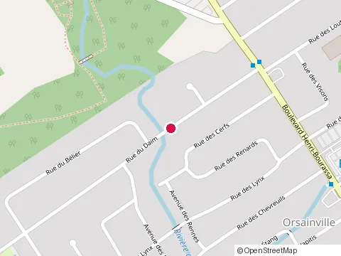 Location of Domaine de la Faune Inc at 7780 Rue du Daim, Québec