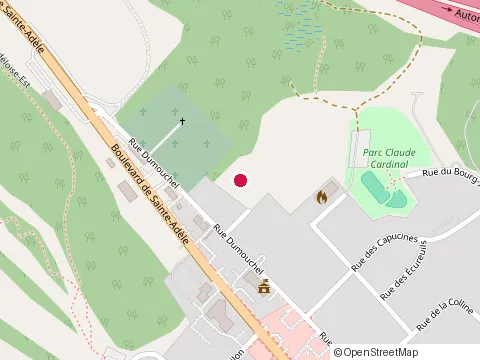 Location of Domaine du Boisé Adélois at 2070 Rue Jackrabbit, Sainte-Adèle