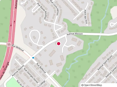 Location of Domaine du Ruisseau at 3202 Avenue Masson, Shawinigan