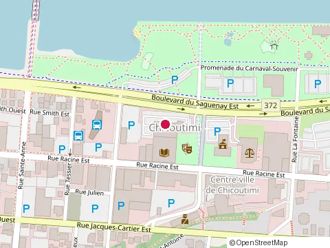 Location of Domaine Luxuor at 4039 Bd Talbot, Chicoutimi