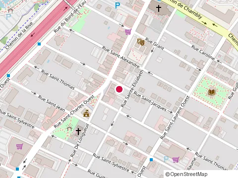 Location of Dominic Duval - Avocat (Cnesst - Csst & Accident Travail) at St-Jacques, Longueuil