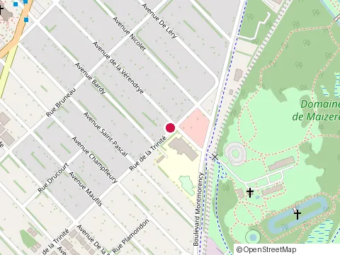 Location of Dominique-Savio Elementary School at 2050 Rue de la Trinité, Québec