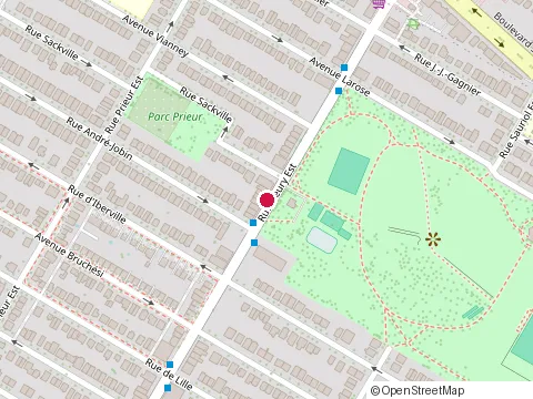 Location of Domino'S Pizza at 2595 Fleury St E, Montréal