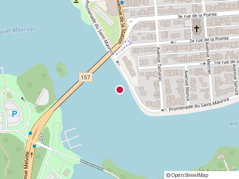 Location of Domrémy Mauricie Centre du Québec at 750 promenade du Saint-Maurice, Shawinigan