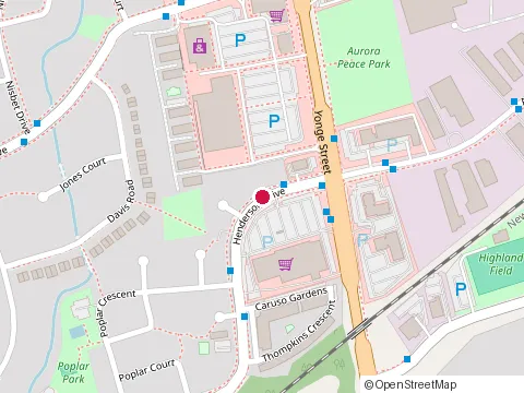 Emplacement de Metro au 1 Henderson Dr, Aurora