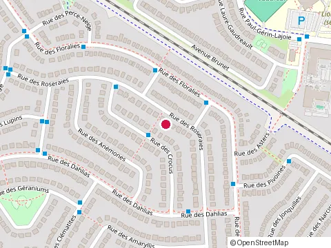 Location of Dore Services Traiteur et Évènementiel at 138 Rue des Crocus, Vaudreuil-Dorion