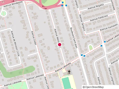 Location of Dorel Friedman Architectes at 19 Westwood Ave, Pointe-Claire