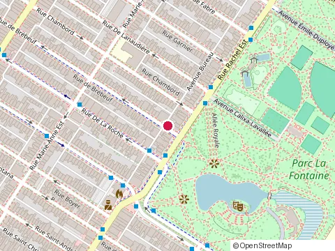 Location of Dorem Leanor at 5323 Brebeuf St, Montréal