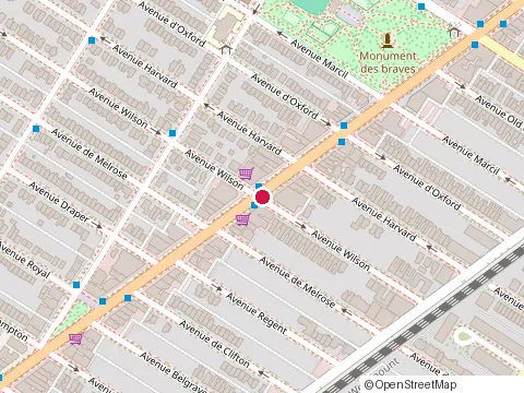 Location of Dormez-Vous at 5706 Sherbrooke St E, Montréal