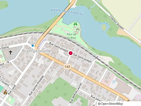 Location of Dostie Eric at 565 Rue Joseph-Louis-Mathieu, Sherbrooke