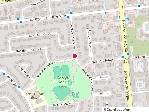 Location of Doucet Jacques at 92 Rue de Chapleau, Gatineau