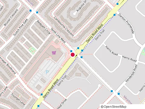 Location of Metro at 3221 Derry Rd W, Mississauga