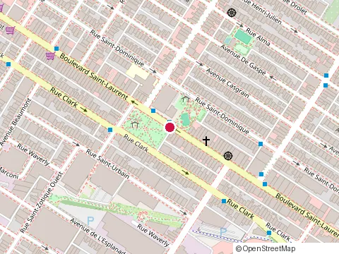 Location of Douro Restaurant at 6516 boulevard Saint-Laurent, Montréal