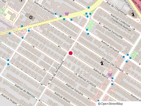 Location of Dr C Bota Dental Clinic at 4355 Marcil Ave, Montréal