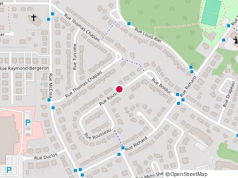 Location of Dr Dominique Dorion Inc at 3590 Rue Rousseau, Sherbrooke