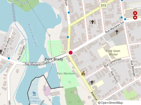 Location of Dr Guy Lacoste at 565 Ave. de Buckingham, Gatineau