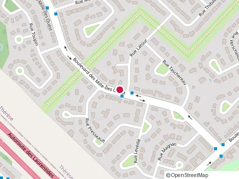 Location of Dr Jacques Gagné at 767 Bd des Mille Îles O, Sainte-Thérèse