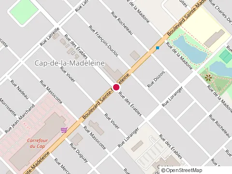 Location of Dr Jean et Maxime Hains at 293 Boulevard Sainte-Madeleine, Trois-Rivières