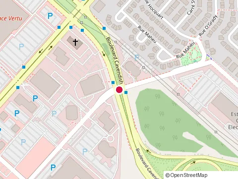 Location of Dr Maud Belanger at 9900 boulevard Cavendish #108, Québec